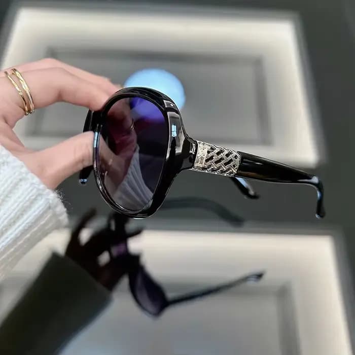 Lunettes de soleil rondes vintage pour hommes et femmes