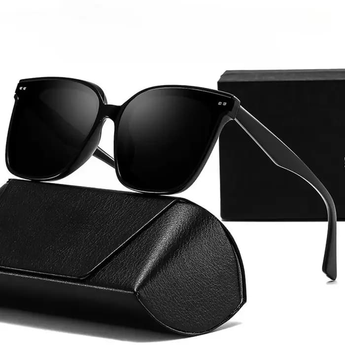 Lunettes de soleil de luxe surdimensionnées de marque de créateur
