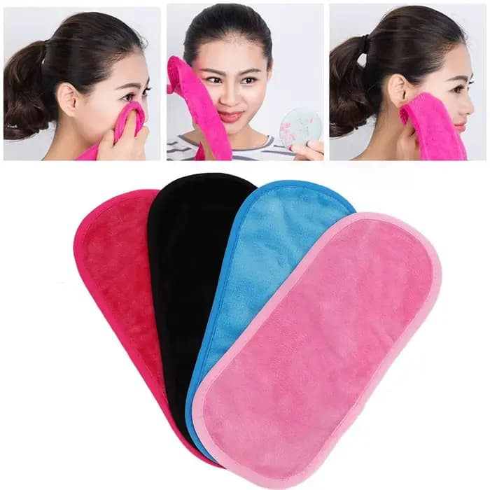 Serviette démaquillante en microfibre douce, 1 pièce, tampons en tissu de nettoyage bouffant en peluche, outils cosmétiques, essentiels de beauté, nettoyant pour le visage