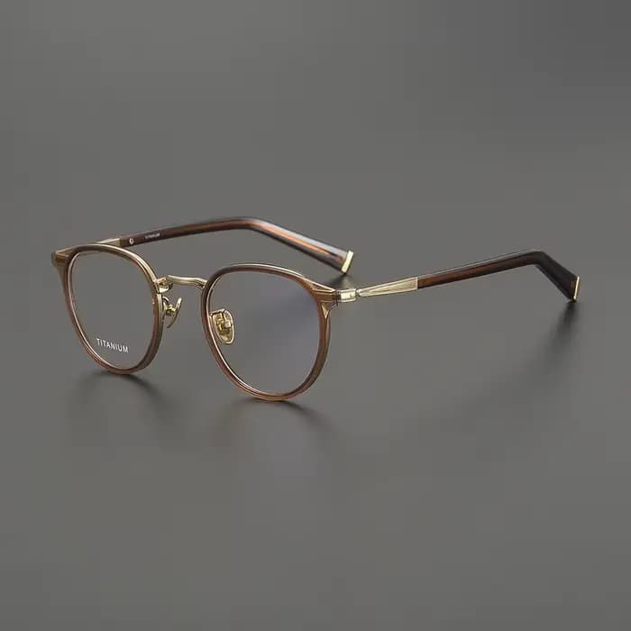 Lunettes ovales Vintage japonaises pour hommes et femmes, monture en acétate de titane, ultralégères, grand visage, mode, faites à la main, Gafas, nouveau