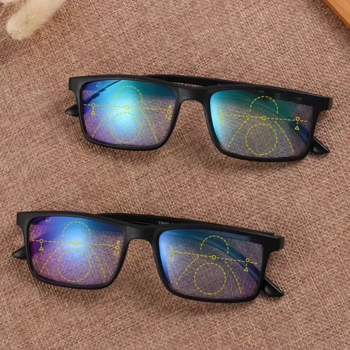 Lunettes de lecture progressives bifocales anti-lumière bleue