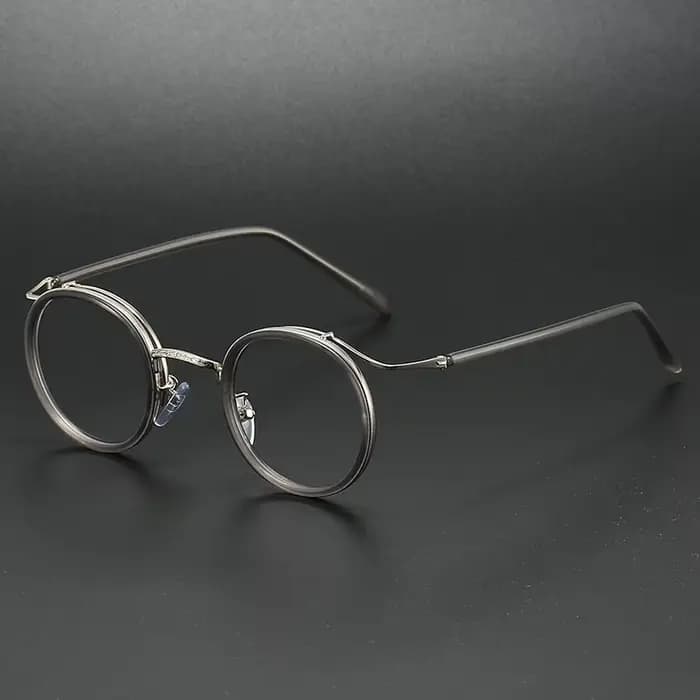 Monture de lunettes de luxe de marque rétro