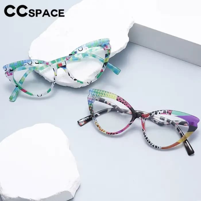 Lunettes œil de chat colorées pour femmes