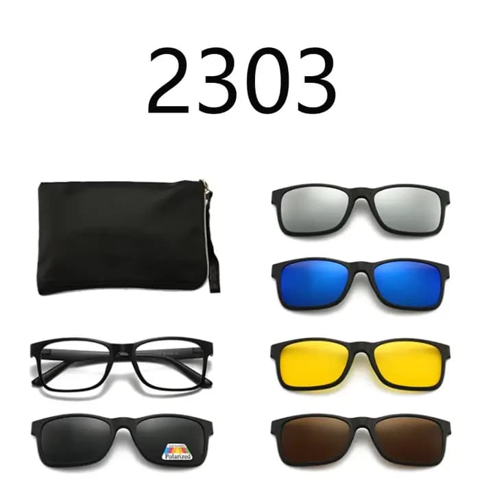 Lunettes de soleil à grand cadre pour hommes