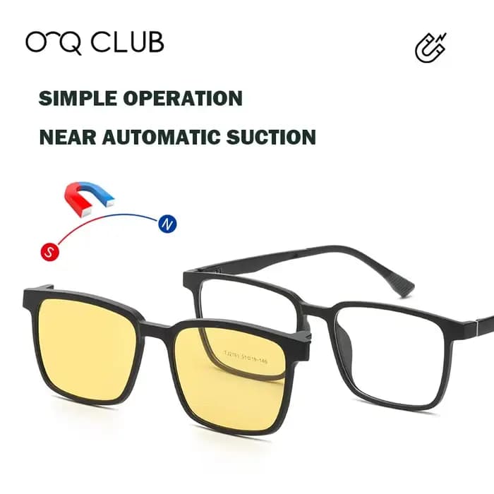 Lunettes de soleil à clipser pour hommes et femmes