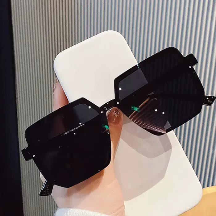 Lunettes de soleil Vintage à grande monture pour femmes et hommes