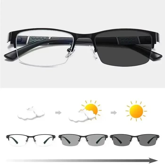 Lunettes de soleil photochromiques intelligentes pour femmes d'affaires et hommes