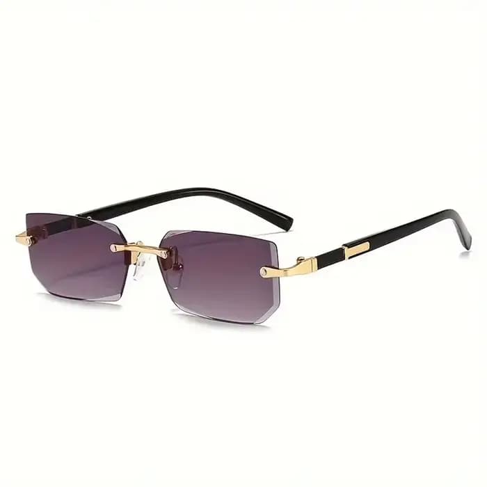 Lunettes de soleil rectangulaires sans bords