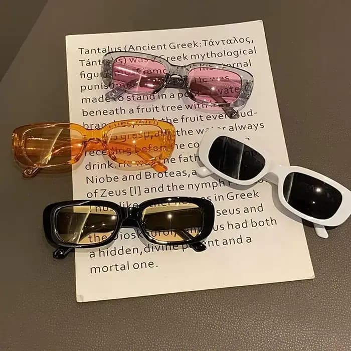 Lunettes de soleil carrées Street Snap Y2K