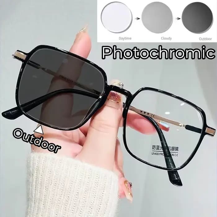 Lunettes de lecture photochromiques Anti-lumière bleue pour femmes