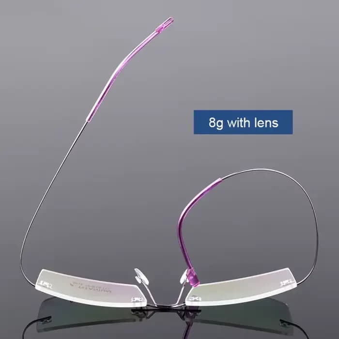 UVLAIK Super élastique titane lunettes montures hommes affaires alliage optique