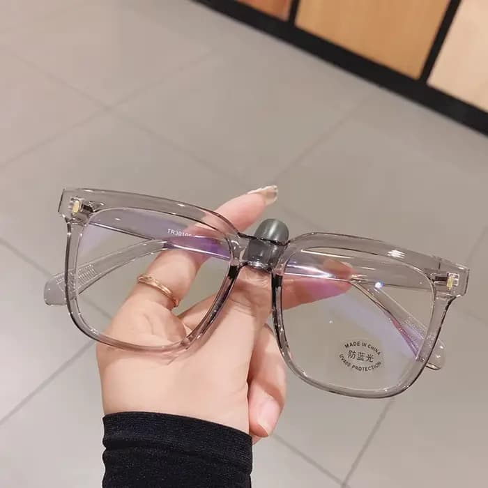 Monture de lunettes transparente pour ordinateur