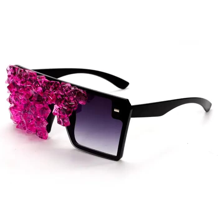Nouvelles lunettes de mode en cristal de glace sans cadre