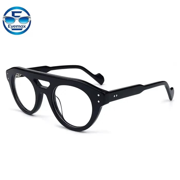 Monture de lunettes Eyemax rétro ronde pour hommes et femmes