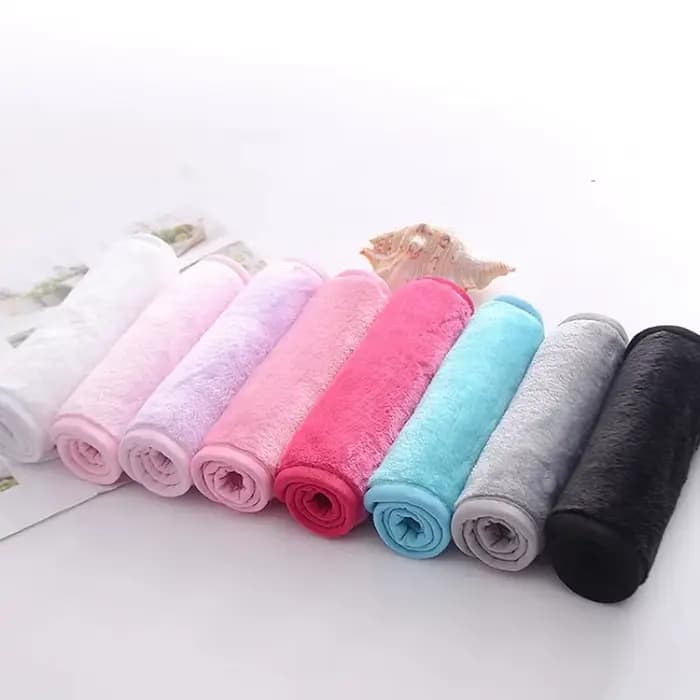 Tampons démaquillants tampons de coton réutilisables gomme de maquillage serviette faciale en microfibre nettoyant pour le visage lingettes de nettoyage soins de la peau outils de beauté