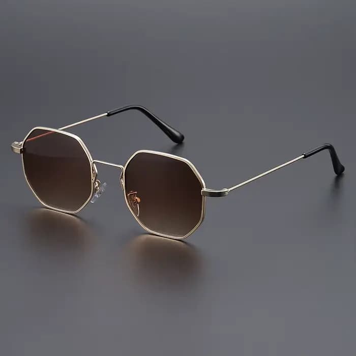 Lunettes de mode à monture géométrique classique pour hommes