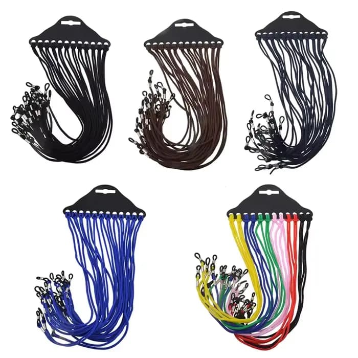 Lot de 12 cordons de lunettes de bonne qualité