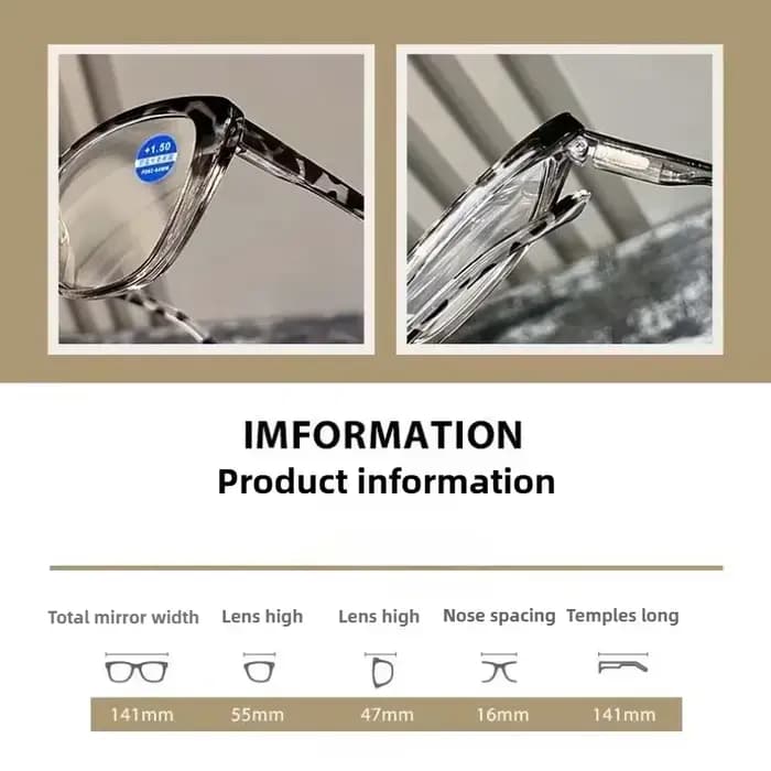 Lunettes photochromiques Design de mode pour femmes unisexe nouvelle tendance couleur changeante myopie