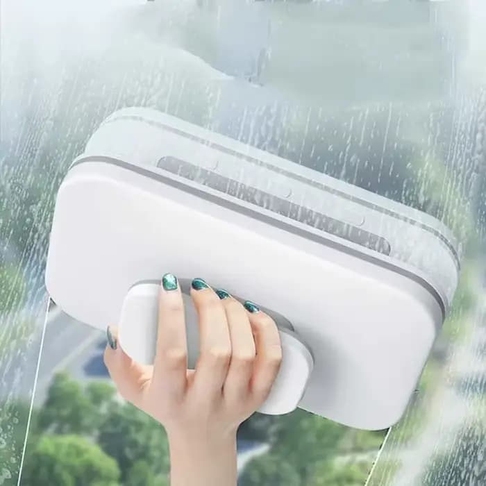 Brosse magnétique pour le nettoyage du verre, brosse de nettoyage double face, brosse magnétique pour le nettoyage du verre domestique, pour nettoyer les fenêtres