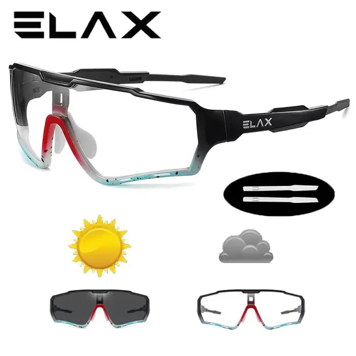 ELAX nouvelles lunettes de vélo photochromiques