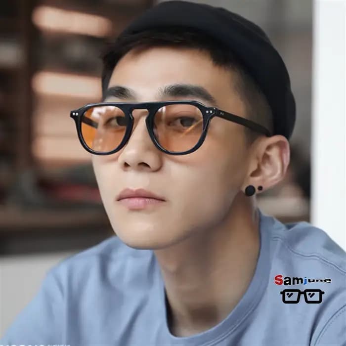 Samjune – lunettes de soleil carrées pour hommes et femmes