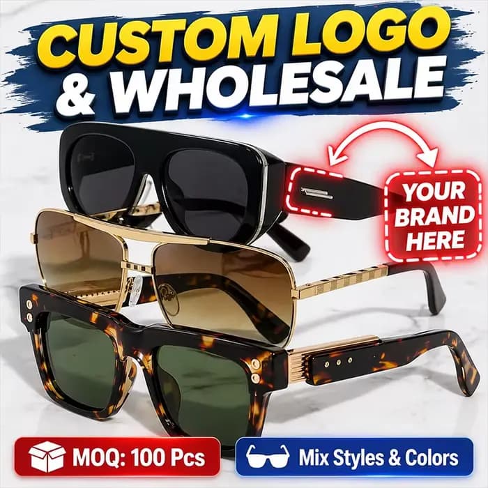 Lunettes de soleil personnalisées avec logo