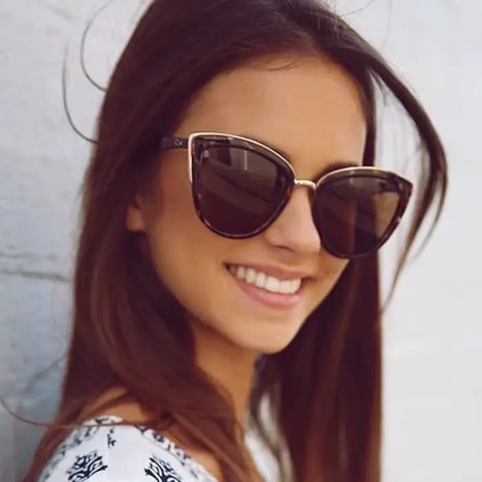 Lunettes de soleil yeux de chat pour femmes