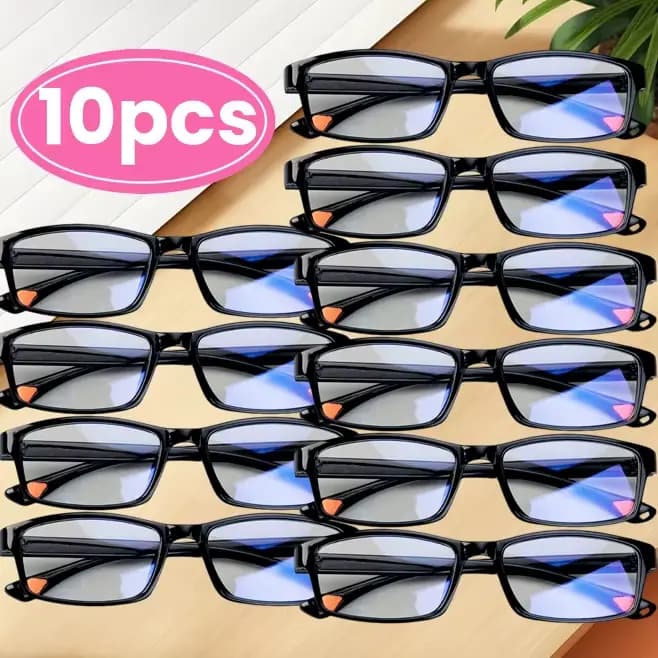 10 pièces Sport hommes lunettes de lecture pour hommes femmes unisexe ultra-léger presbyte lunettes lentilles optiques lunettes + 1.0 ~ + 4.0