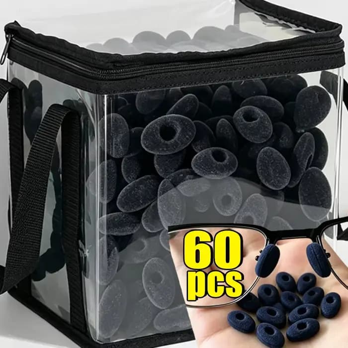 Coussinets de nez autocollants en mousse souple antidérapante pour lunettes