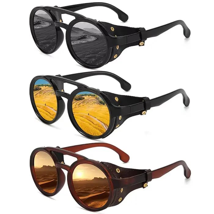 Lunettes de soleil rétro hommes femmes