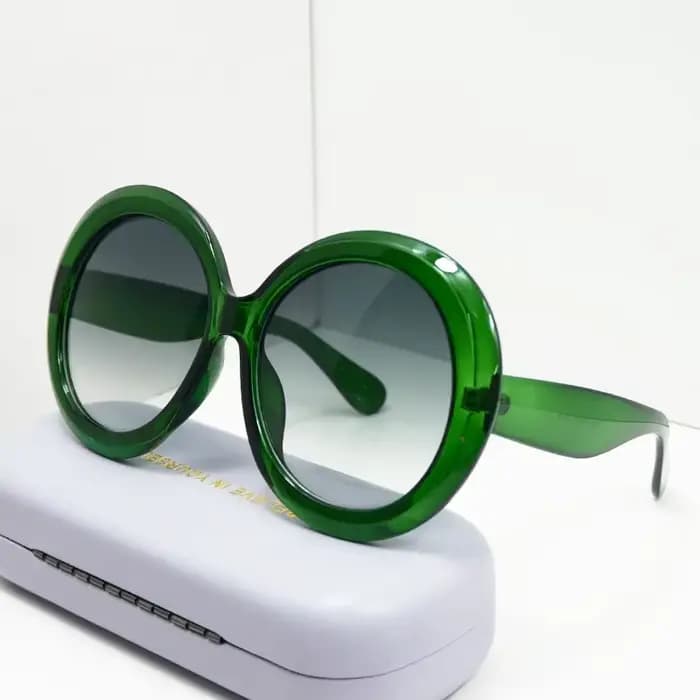 Lunettes de soleil rondes surdimensionnées pour femmes et hommes