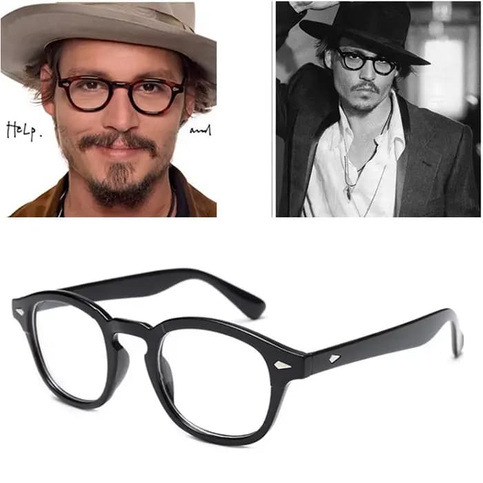 Johnny Depp lunettes hommes monture