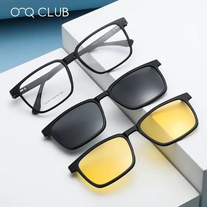 Lunettes de soleil à clipser pour hommes et femmes