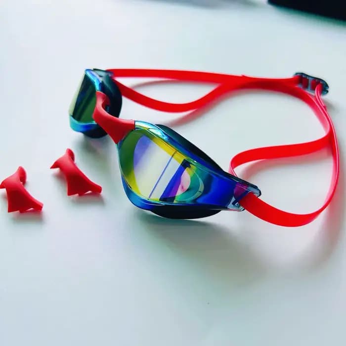 Lunettes de natation de compétition professionnelles anti-buée avec protection UV