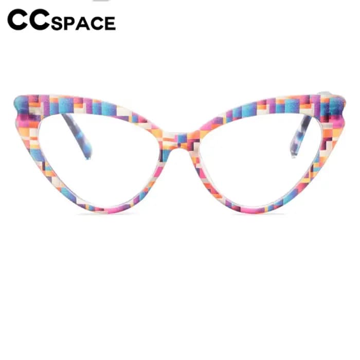 Lunettes œil de chat colorées pour femmes