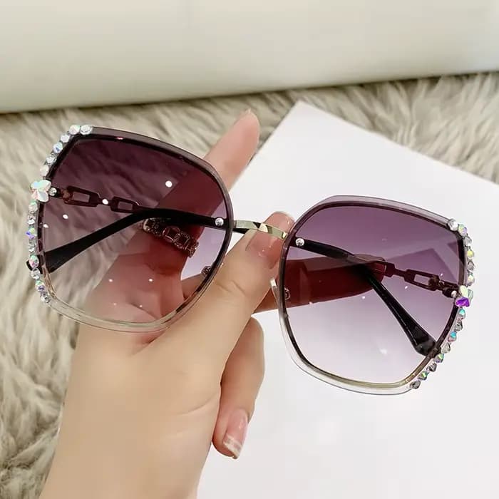 Lunettes de soleil sans monture pour femmes et hommes