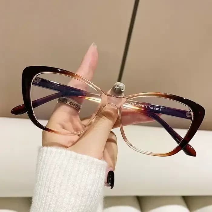 Lunettes de vue œil de chat violet