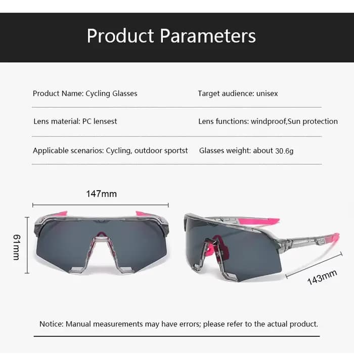 Lunettes de soleil pour vélo