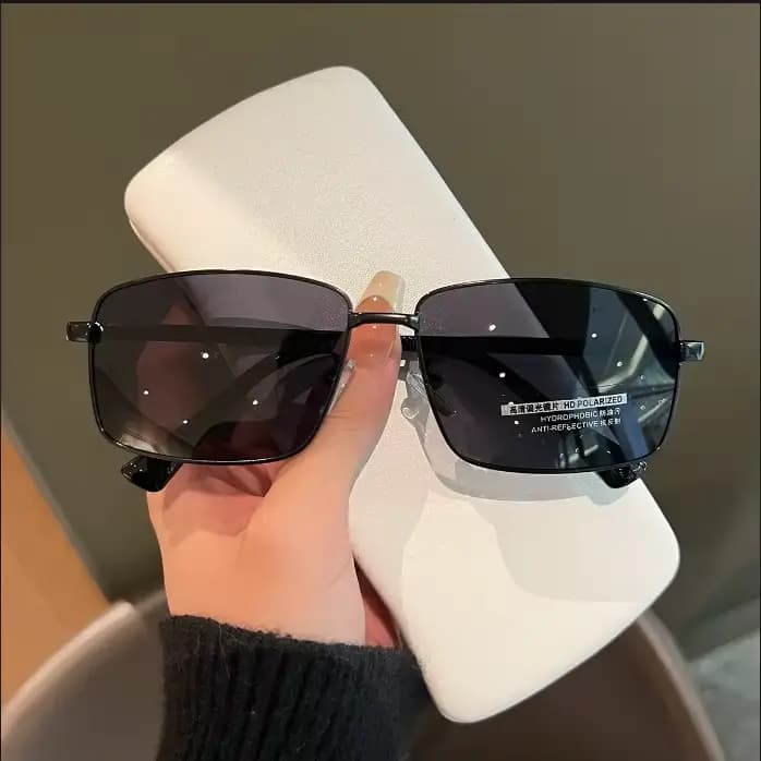 Lunettes de soleil pour hommes haut de gamme, polarisées, résistantes aux UV400, pour la conduite et la pêche, nouvelle collection 2026, grande monture, mode, haute définition, ultra