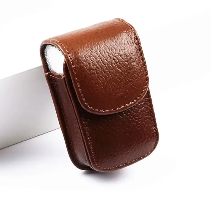 Étui à lunettes en cuir PU portable pour hommes et femmes