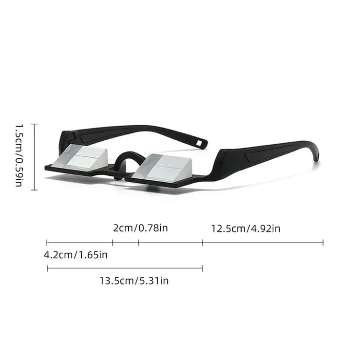 Lunettes à prisme claires pour l'escalade en plein air, légères, à haute transparence, à réfraction