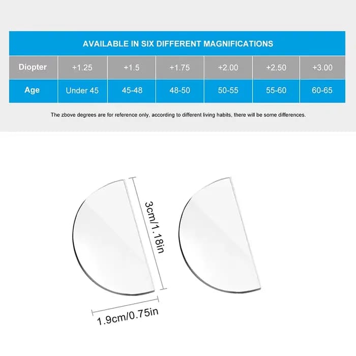NONOR – lentille de lecture bifocale en Silicone liquide, lentilles presbytes à coller, grossissement, lentilles bifocales réutilisables 1.0 à 6.0