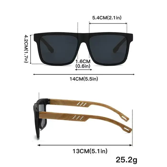 Lunettes de soleil carrées vintage Ravenisa Fashion pour hommes et femmes