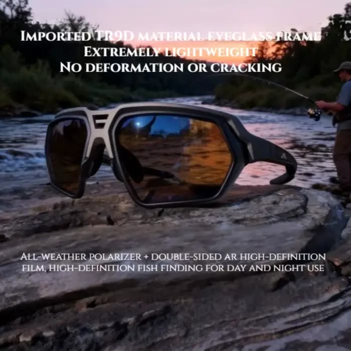 Lunettes de soleil sport polarisées UV400 photochromiques vision nocturne unisexe pour le cyclisme