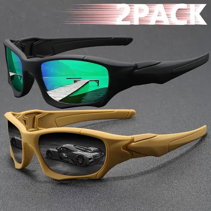 Lunettes de soleil de pêche tactiques coupe-vent pour hommes et femmes