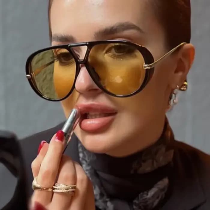 Femmes marque concepteur De luxe lunettes De soleil sexe Vintage surdimensionné