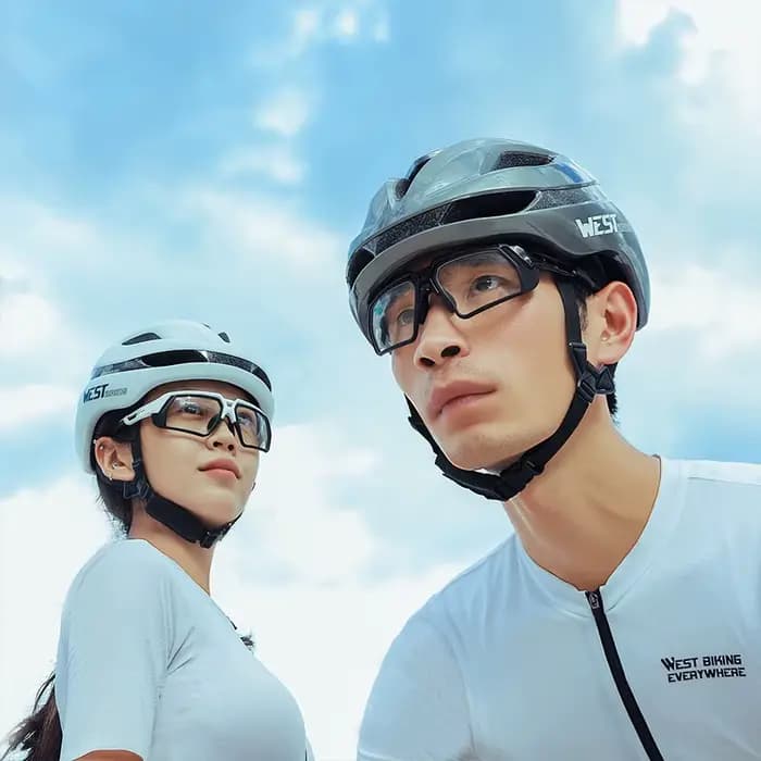 WEST BIKING-Lunettes de soleil unisexes personnalisées