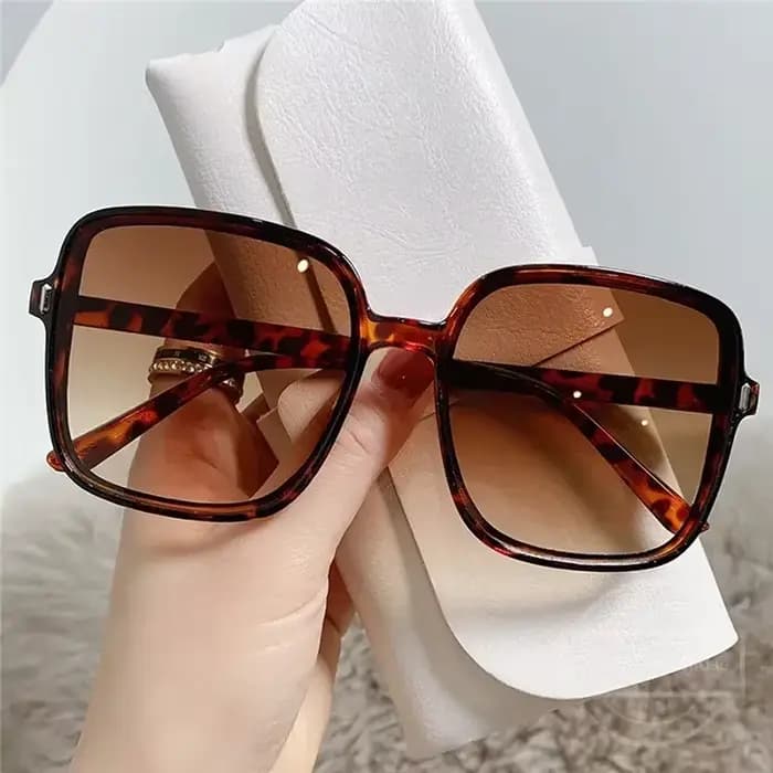 Lunettes de soleil carrées surdimensionnées pour femmes