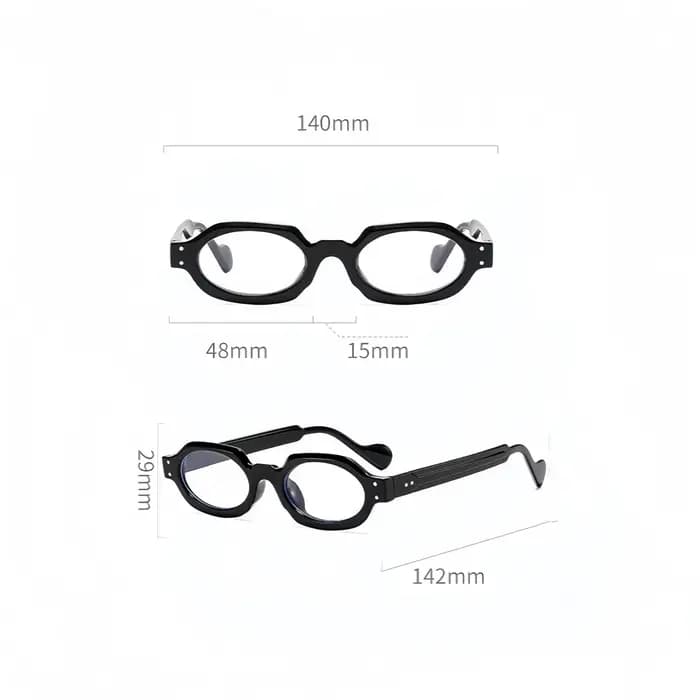 Monture de lunettes ovales à petite