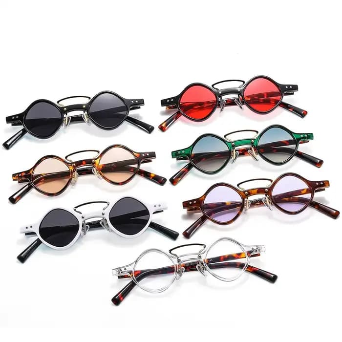 Lunettes de soleil rondes et carrées pour hommes et femmes